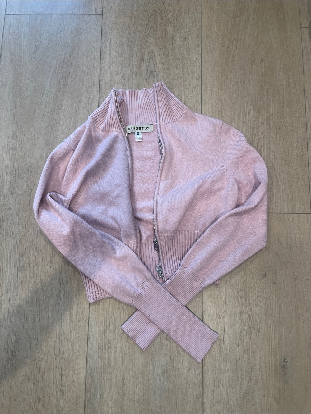 UO Everleigh Two-Way Zip-Up Cartigan - Picture 6 of 7